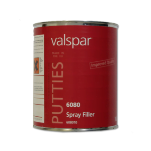 Image of a tin of Valspar 6080 Spray filler 1 Litre