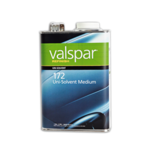 Image of a tin of Valspar Refinish 172 Uni Solvent medium 3.78 Litre