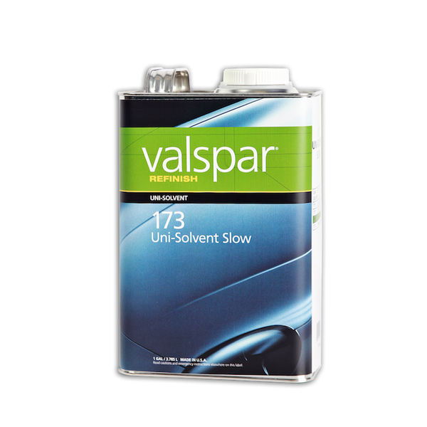 Image of a tin of Valspar Refinish 173 Uni Solvent slow 3.78 Litre