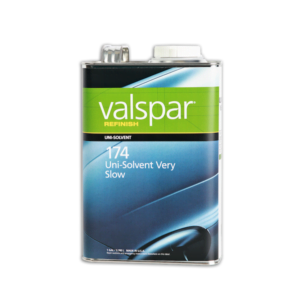 Image of a tin of Valspar Refinish 174 Uni Solvent very slow 3.78 Litre