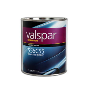 Image of a tin of Valspar Refinish 555c55 Basecoat Binder 3.78 Litre