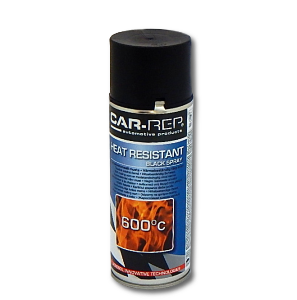 Image of car rep heat resistant spray can in black